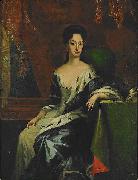 david von krafft Portrait of Princess Hedvig Sofia of Sweden, Duchess of Holstein-Gottorp oil painting